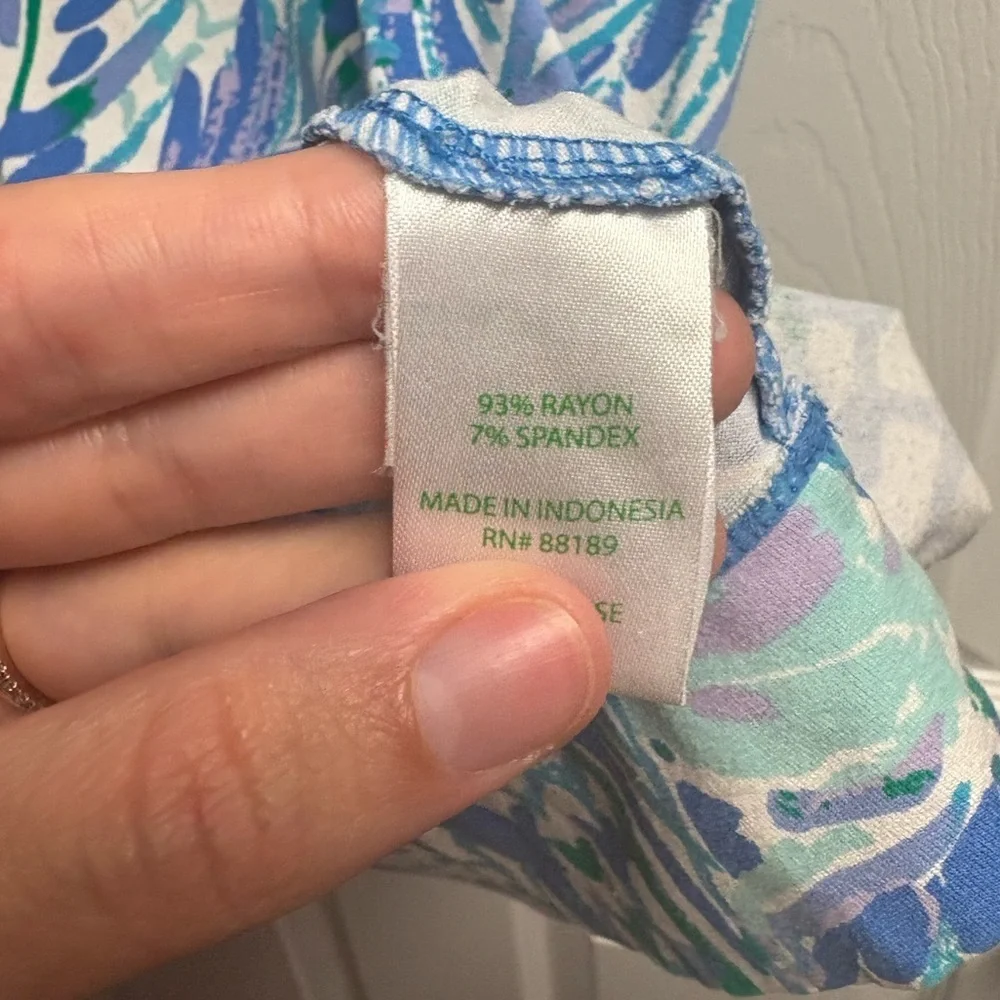 Lilly Pulitzer UPF 50+ Sophie Dress in Canopy Chaos Floral Print Size XS - Picture 3 of 4